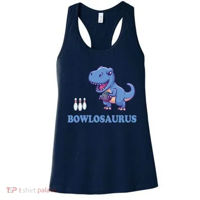 Bowling Dinosaur Women's Tank Top