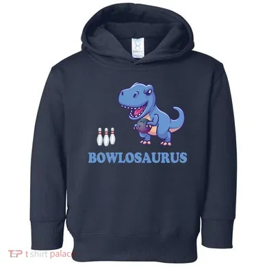 Bowling Dinosaur Toddler Hoodie