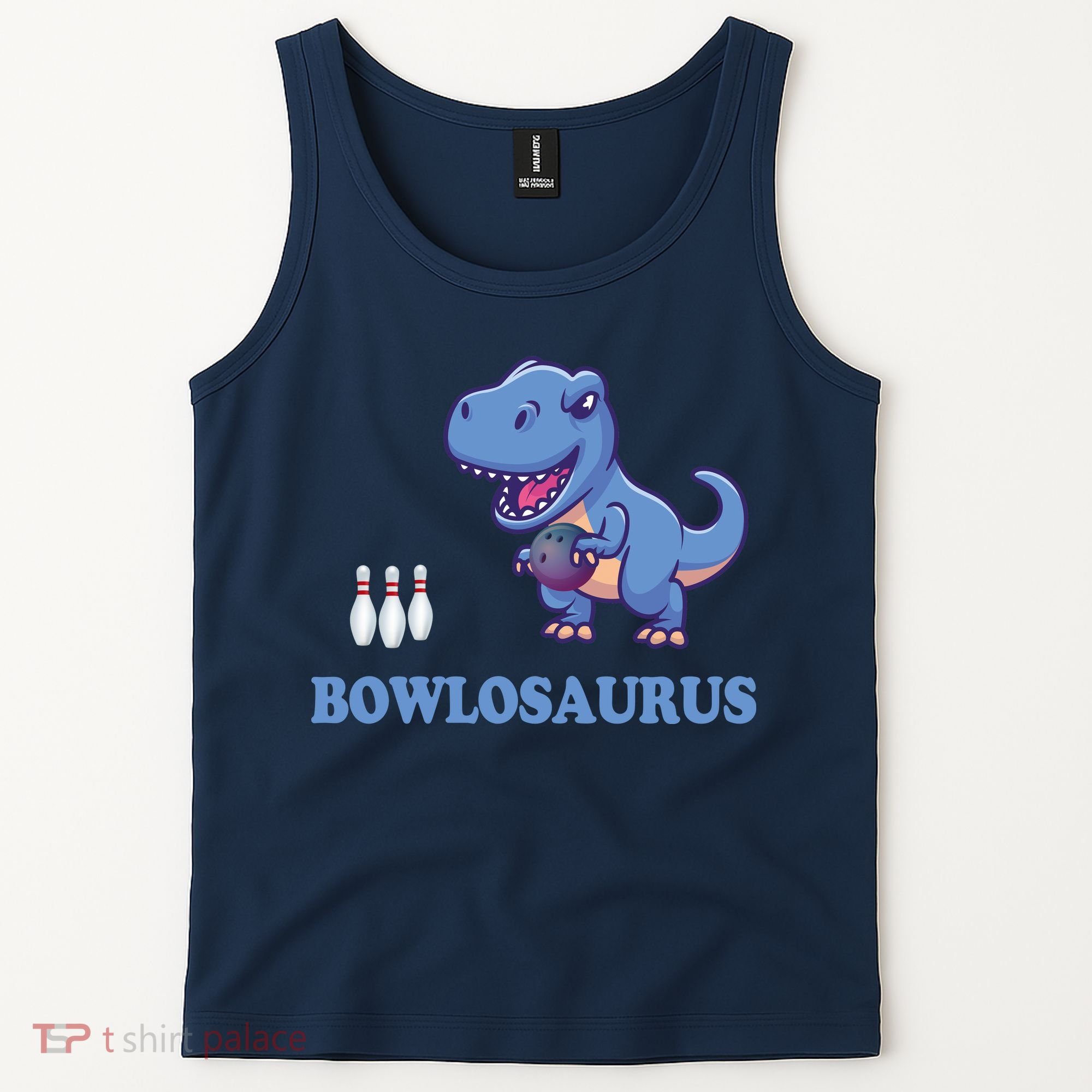Bowling Dinosaur Tank Top