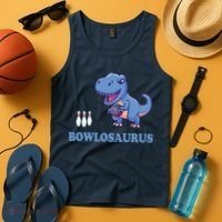 Bowling Dinosaur Tank Top thumb 4