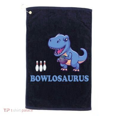Bowling Dinosaur Golf Towel