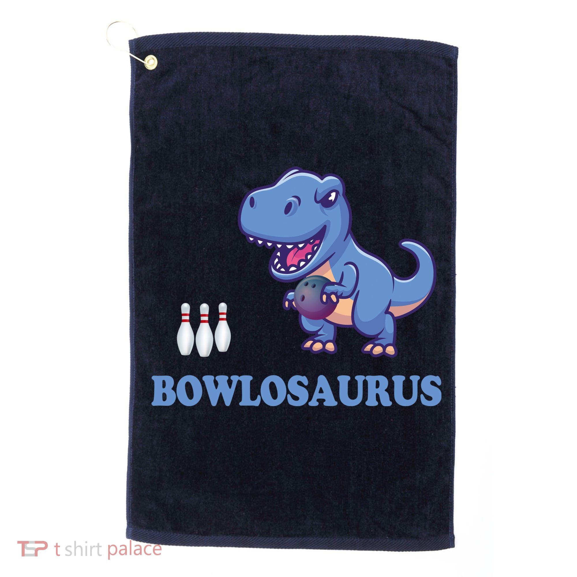 Bowling Dinosaur Golf Towel