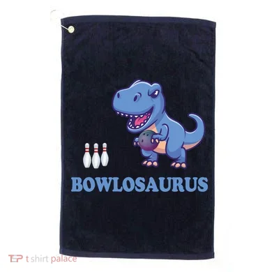 Bowling Dinosaur Golf Towel
