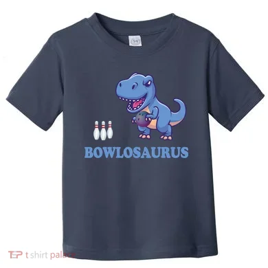 Bowling Dinosaur Toddler T-Shirt