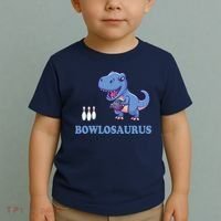 Bowling Dinosaur Toddler T-Shirt thumb 2