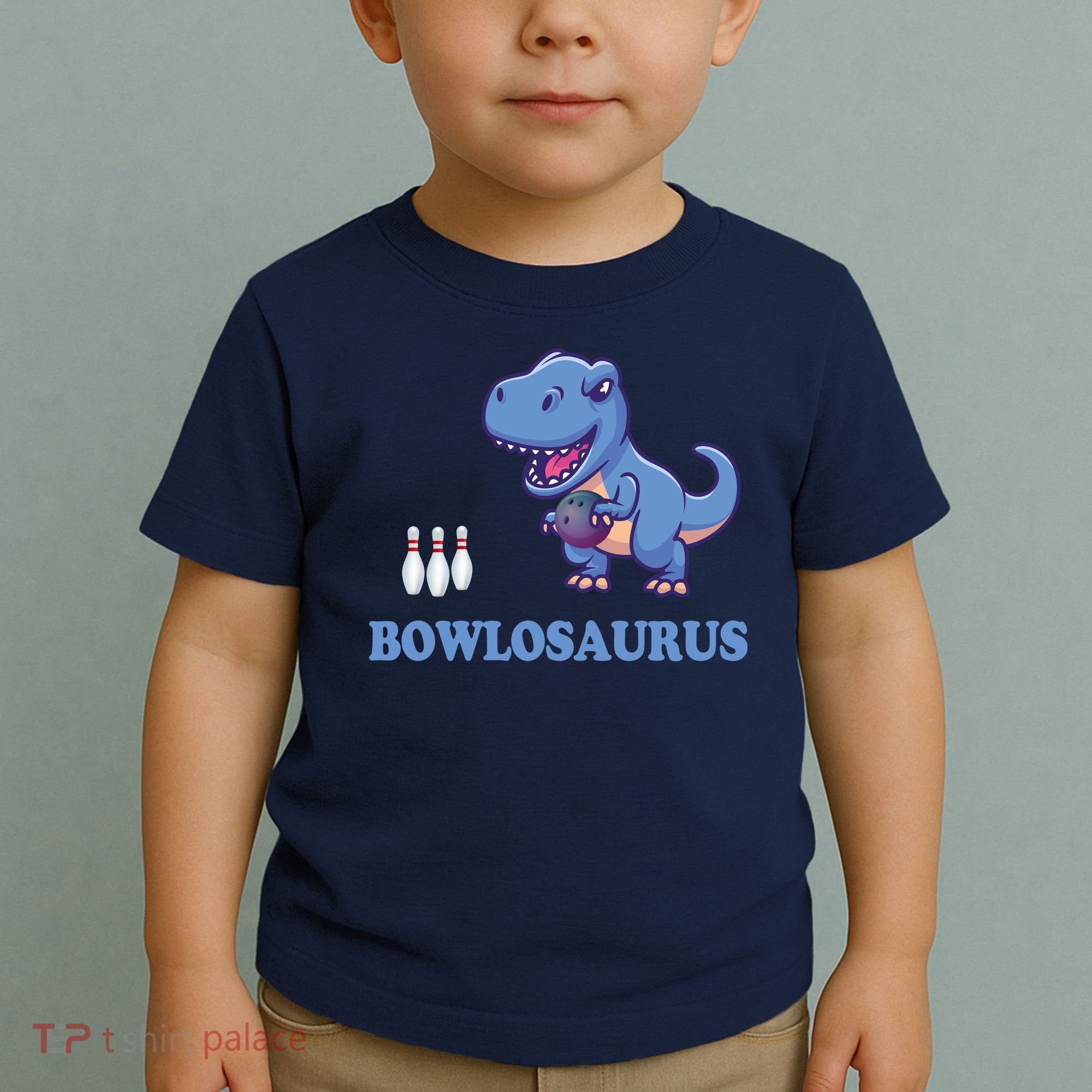 Bowling Dinosaur Toddler T-Shirt