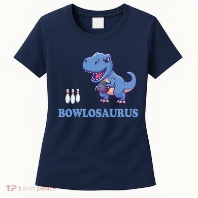 Bowling Dinosaur Women's T-Shirt