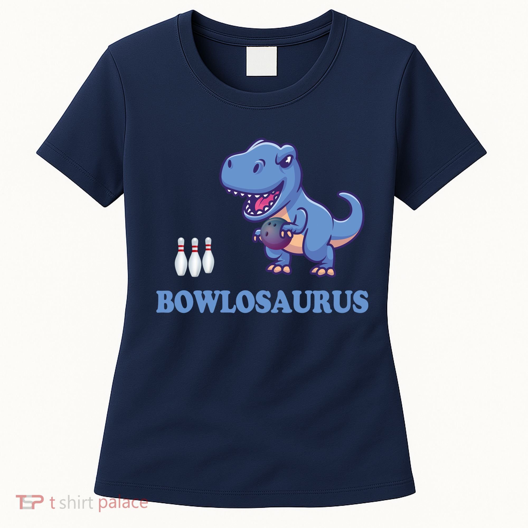 Bowling Dinosaur Women's T-Shirt