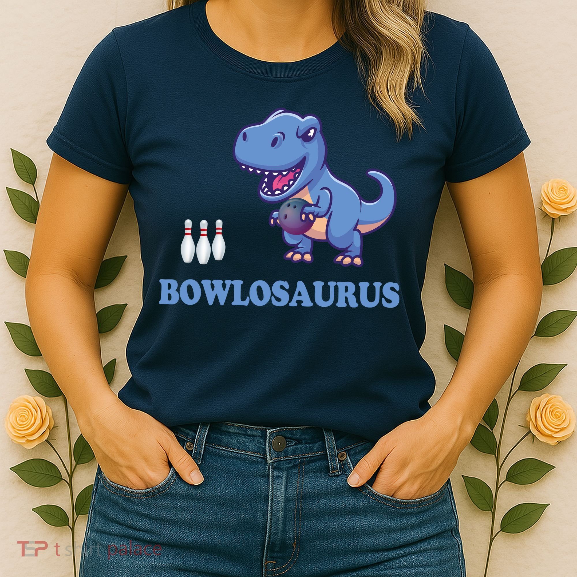 Bowling Dinosaur Women's T-Shirt