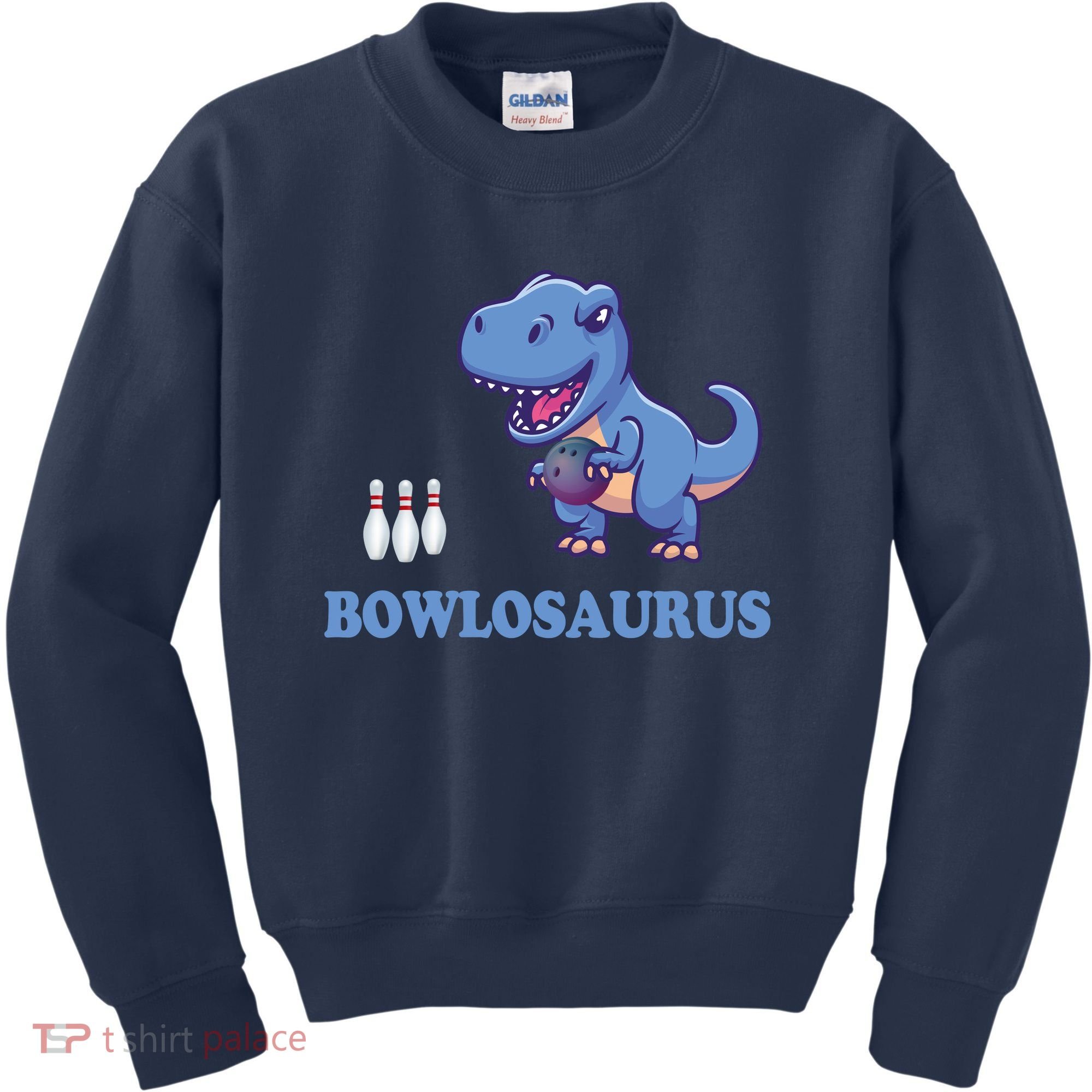 Bowling Dinosaur Kids Sweatshirt