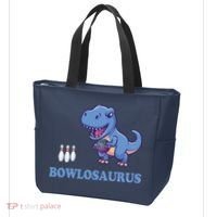 Bowling Dinosaur Tote Bag thumb 3