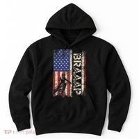 Braaap Dirt Bike Usa American Flag Motocross Biker Hoodie thumb 0