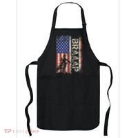 Braaap Dirt Bike Usa American Flag Motocross Biker Apron thumb 0
