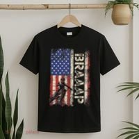 Braaap Dirt Bike Usa American Flag Motocross Biker T-Shirt thumb 2