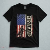 Braaap Dirt Bike Usa American Flag Motocross Biker T-Shirt thumb 5