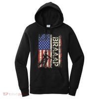 Braaap Dirt Bike Usa American Flag Motocross Biker Women's Hoodie thumb 0