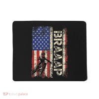 Braaap Dirt Bike Usa American Flag Motocross Biker Mousepad thumb 0
