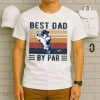 Best Dad By Par Vintage Golf Player Father's Day T-Shirt thumb 6