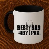 Best Dad By Par Coffee Mug thumb 2