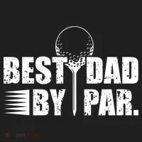 Best Dad By Par Tumbler thumb 3