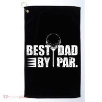 Best Dad By Par Golf Towel thumb 0