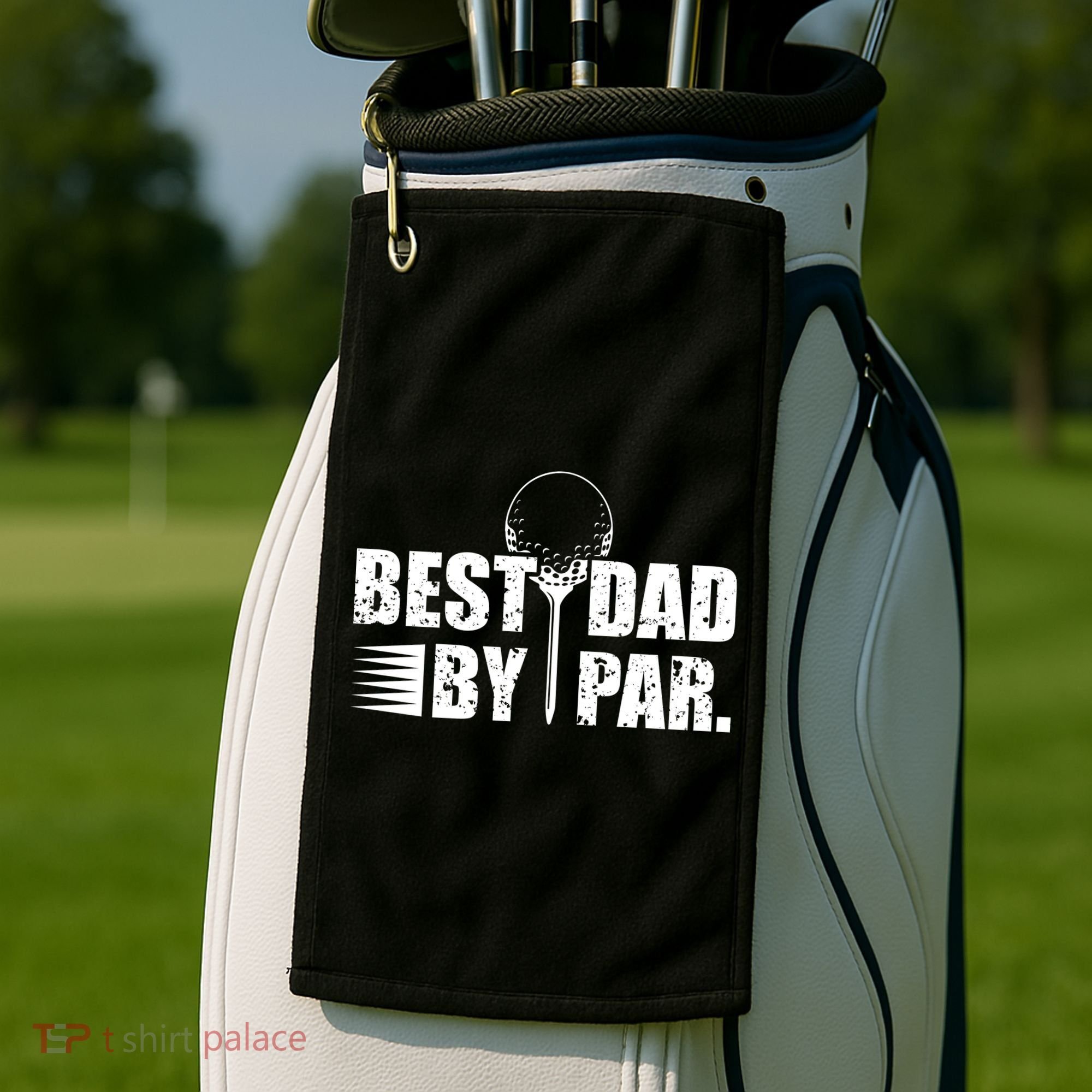 Best Dad By Par Golf Towel
