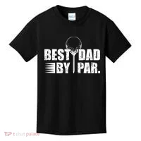 Best Dad By Par Kids T-Shirt thumb 0