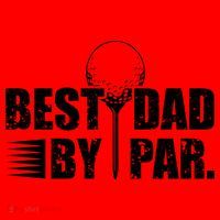 Best Dad By Par Santa Hat thumb 1