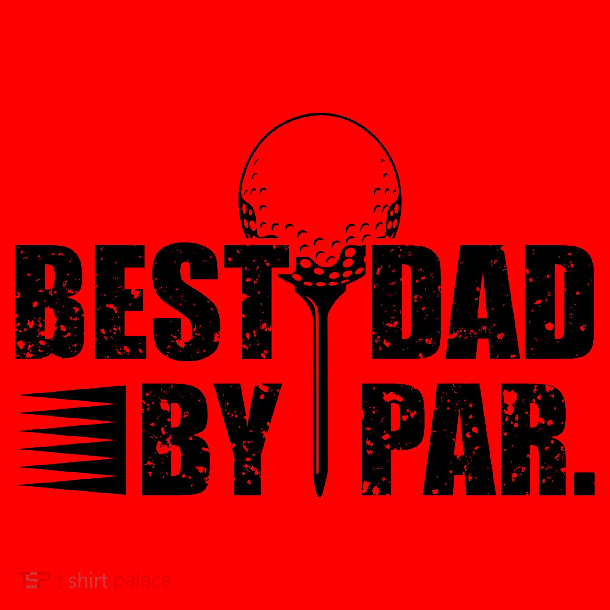 Best Dad By Par Santa Hat