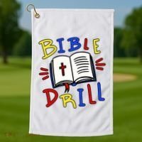 Bible Drill Golf Towel thumb 1