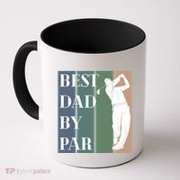 Best Dad By Par Golf Cute Gift Coffee Mug thumb 0
