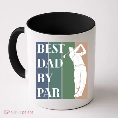 Best Dad By Par Golf Cute Gift Coffee Mug
