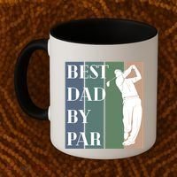Best Dad By Par Golf Cute Gift Coffee Mug thumb 2
