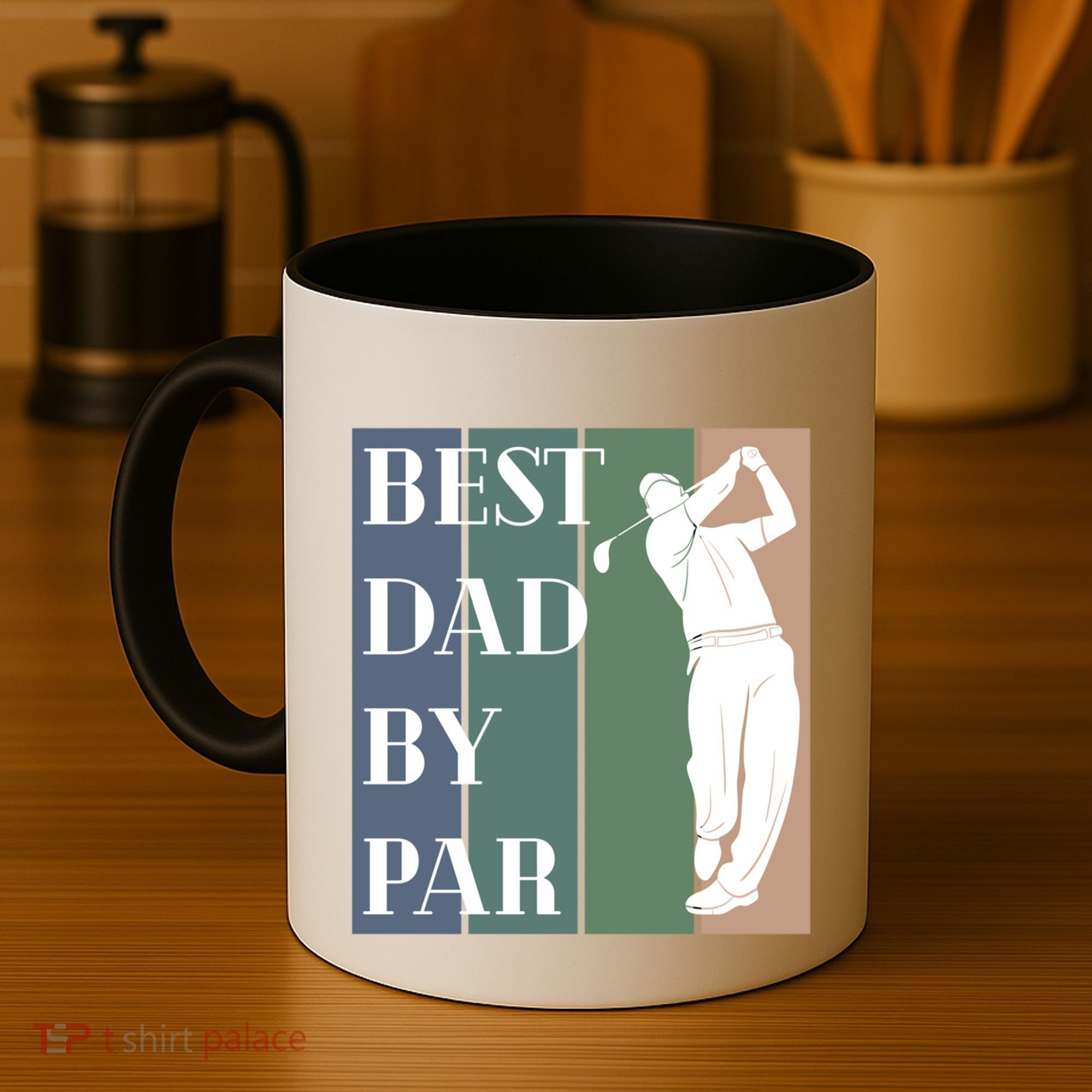 Best Dad By Par Golf Cute Gift Coffee Mug