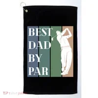 Best Dad By Par Golf Cute Gift Golf Towel thumb 0