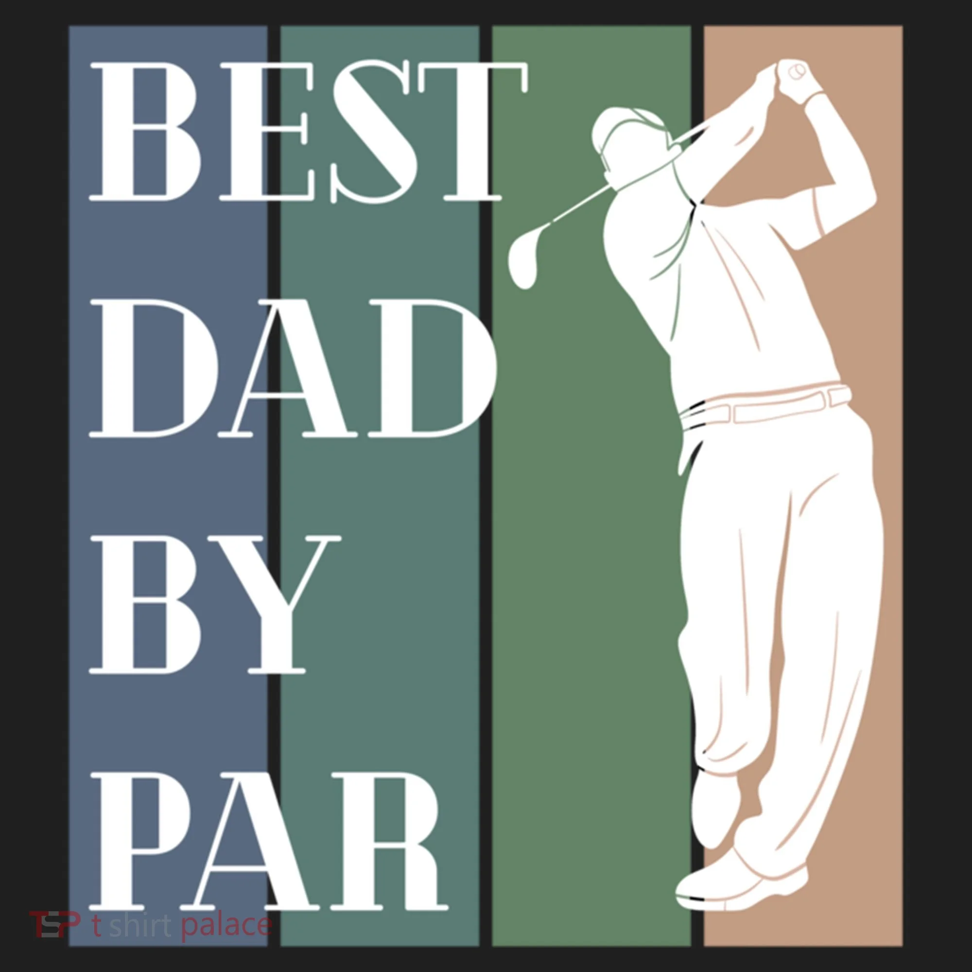 Best Dad By Par Golf Cute Gift Golf Towel