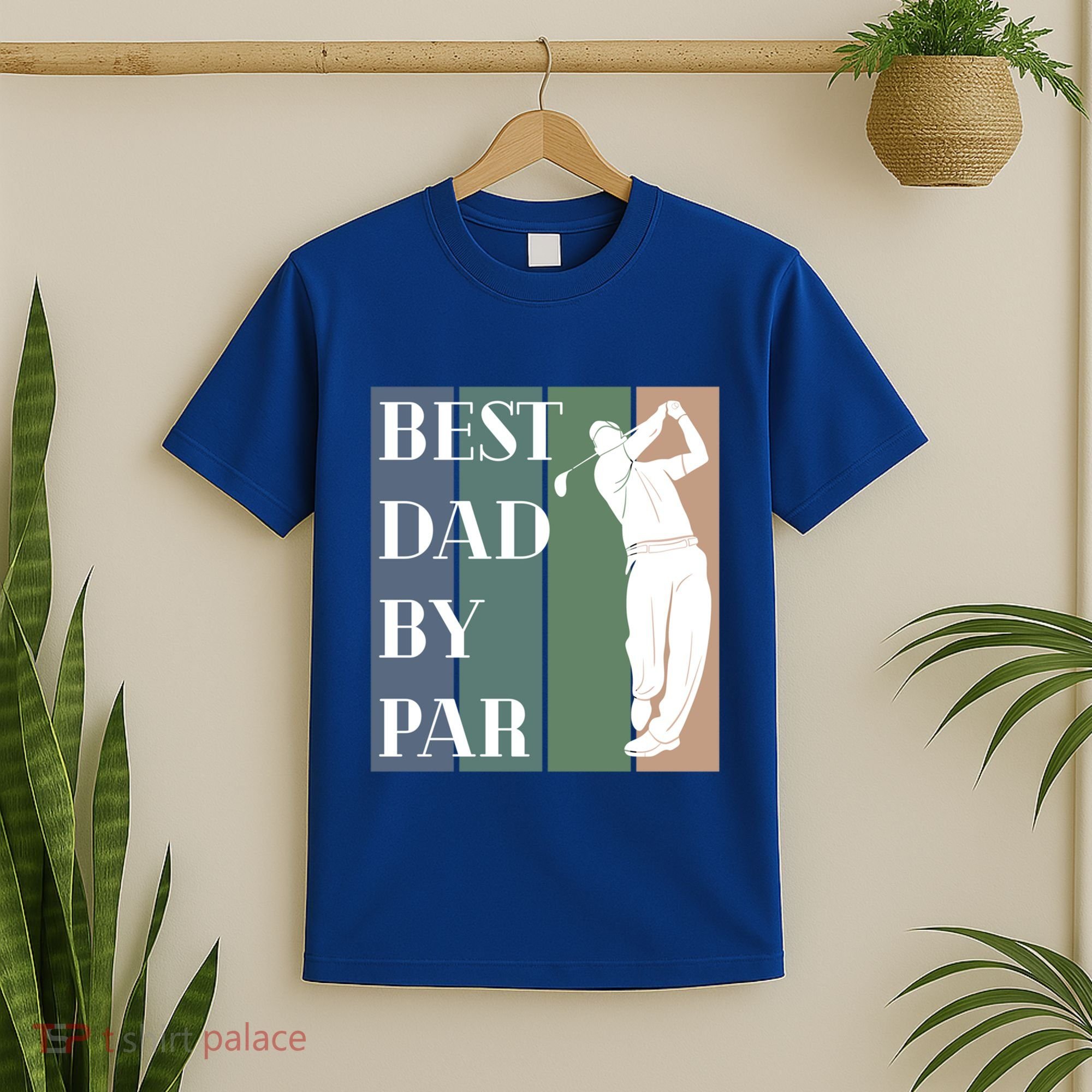 Best Dad By Par Golf Cute Gift T-Shirt