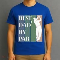 Best Dad By Par Golf Cute Gift T-Shirt thumb 3