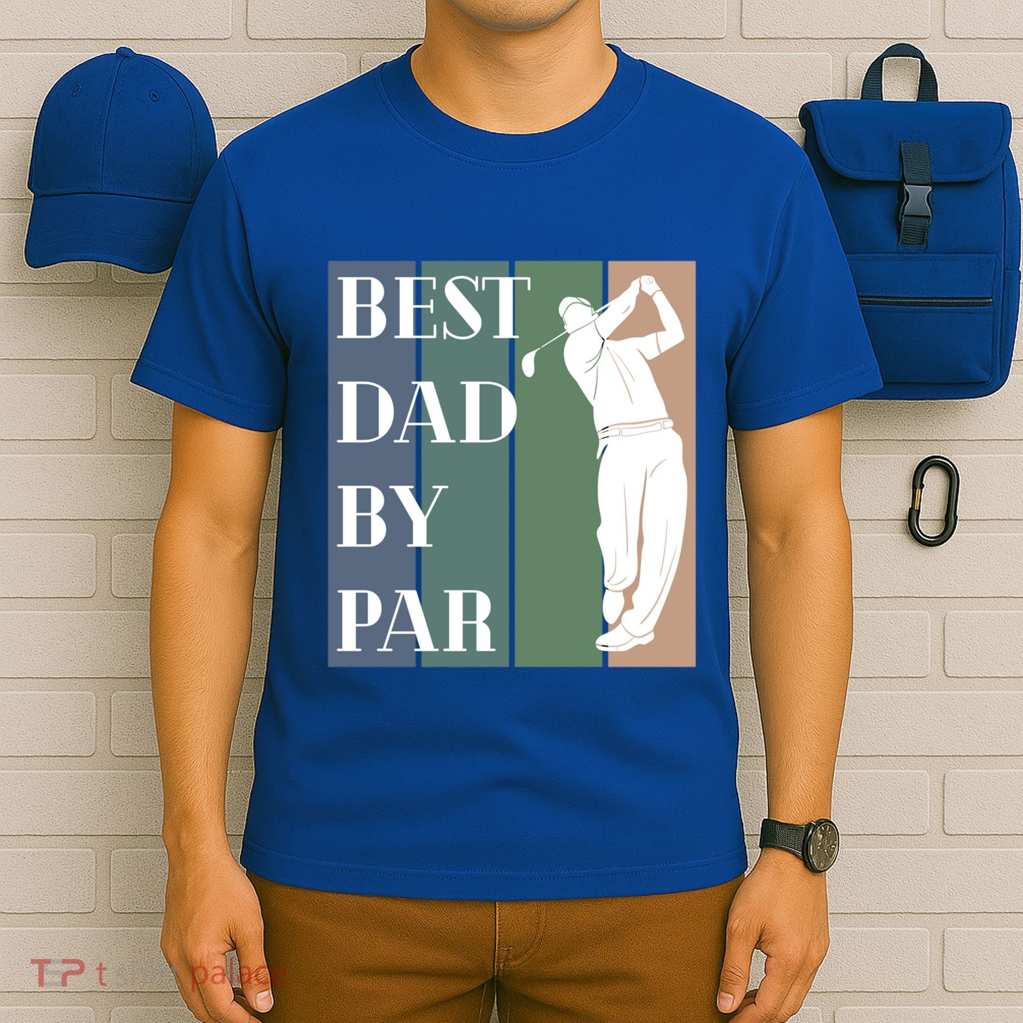 Best Dad By Par Golf Cute Gift T-Shirt
