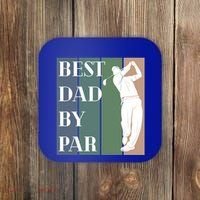 Best Dad By Par Golf Cute Gift Coaster thumb 0