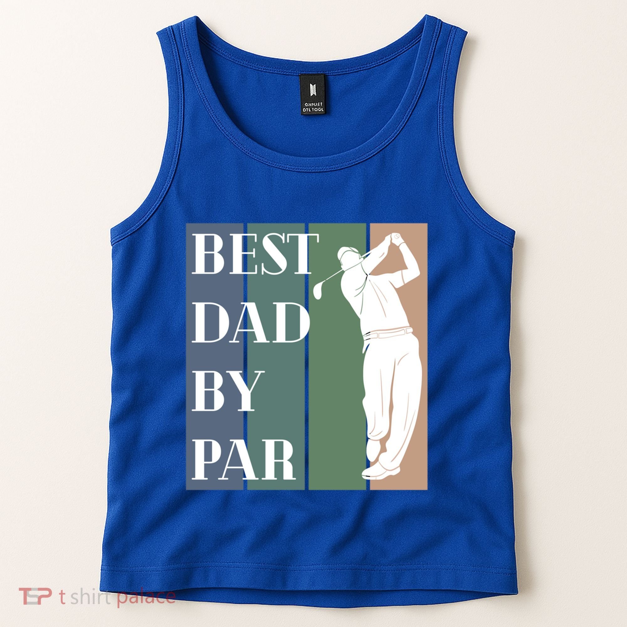 Best Dad By Par Golf Cute Gift Tank Top