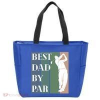 Best Dad By Par Golf Cute Gift Tote Bag thumb 0