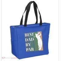 Best Dad By Par Golf Cute Gift Tote Bag thumb 2