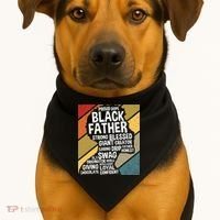 Black Dad Black Fathers Black History Dope Black Father USA-Made Doggie Bandana thumb 1