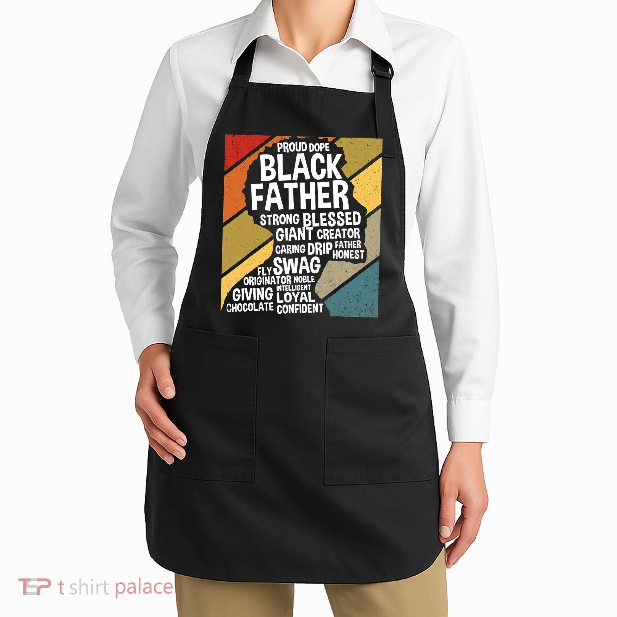 Black Dad Black Fathers Black History Dope Black Father Apron