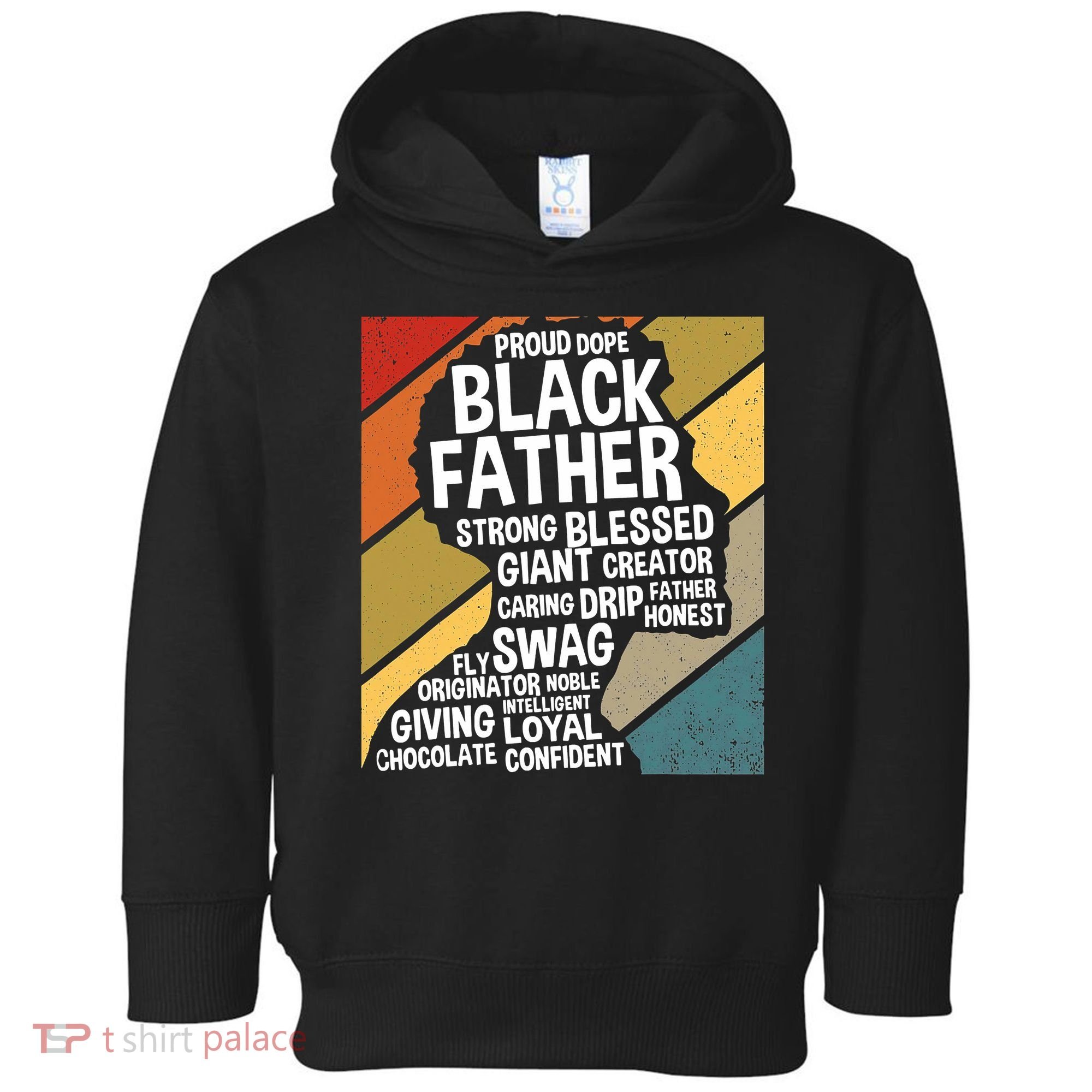Black Dad Black Fathers Black History Dope Black Father Toddler Hoodie