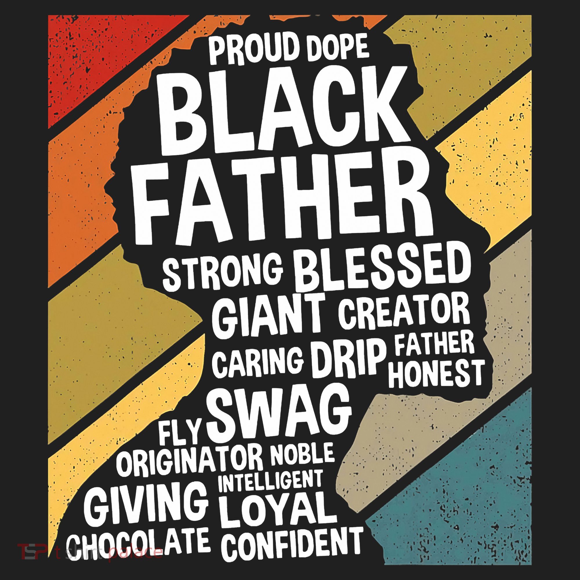 Black Dad Black Fathers Black History Dope Black Father Golf Towel