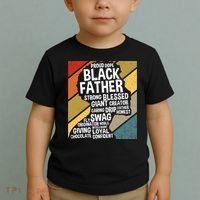 Black Dad Black Fathers Black History Dope Black Father Toddler T-Shirt thumb 2