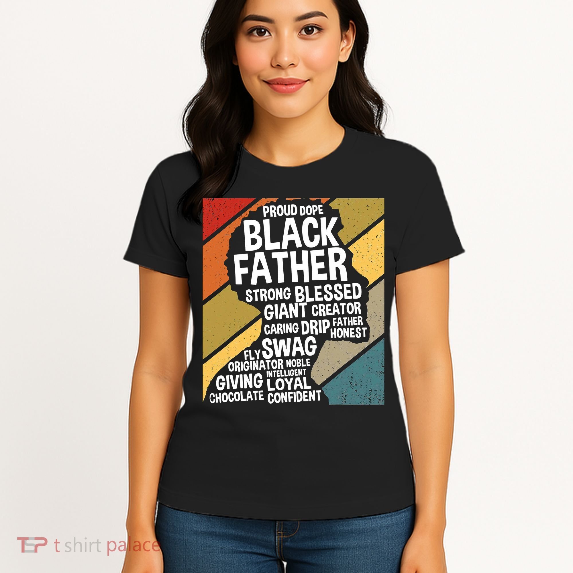 Black Dad Black Fathers Black History Dope Black Father Women's T-Shirt