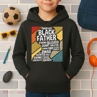 Black Dad Black Fathers Black History Dope Black Father Kids Hoodie thumb 2